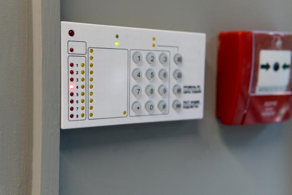 Security system control panel